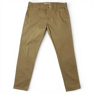 Mavi Johnny Slim Leg Chino Pants Mens Size 38x32 Beige Stretch